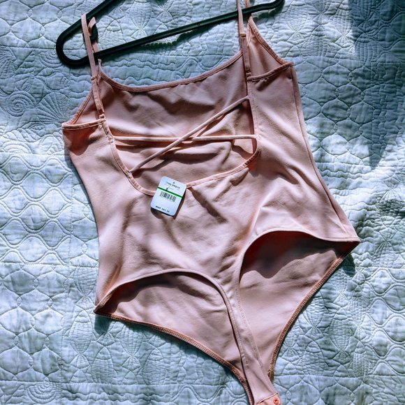 Free People Basique Bodysuit Color Ballet - Picture 13 of 13